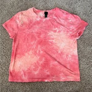 Wild Fable Pink Tie-Dye Short Sleeve Tee